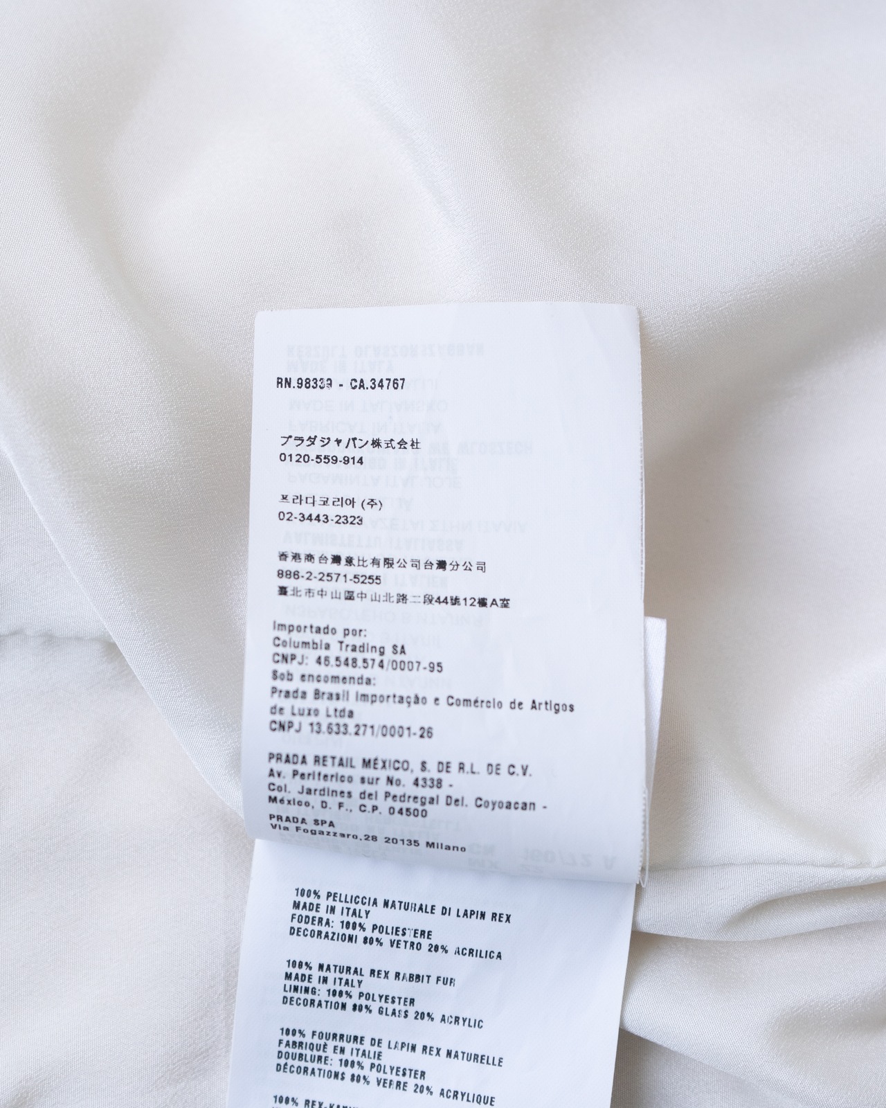 〈miu miu〉Fur coat MYV105