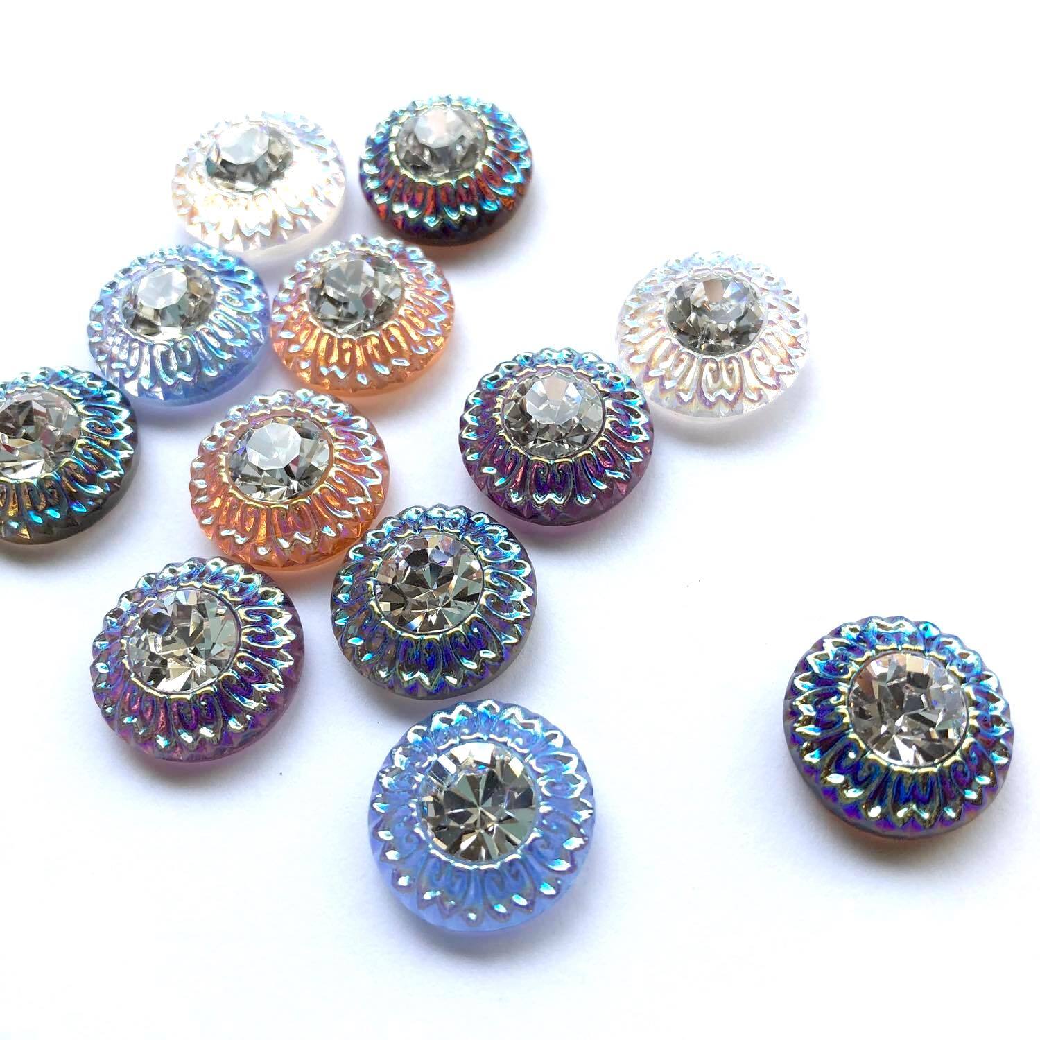 再入荷〉キラキラビジューのチェコガラスカボションM（17mm） | Dua