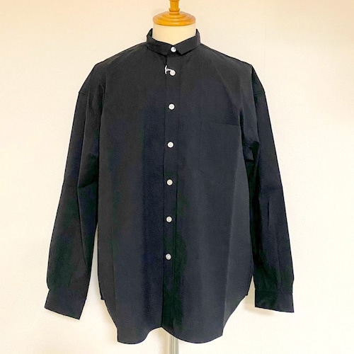 Mini Collar Shirts Black