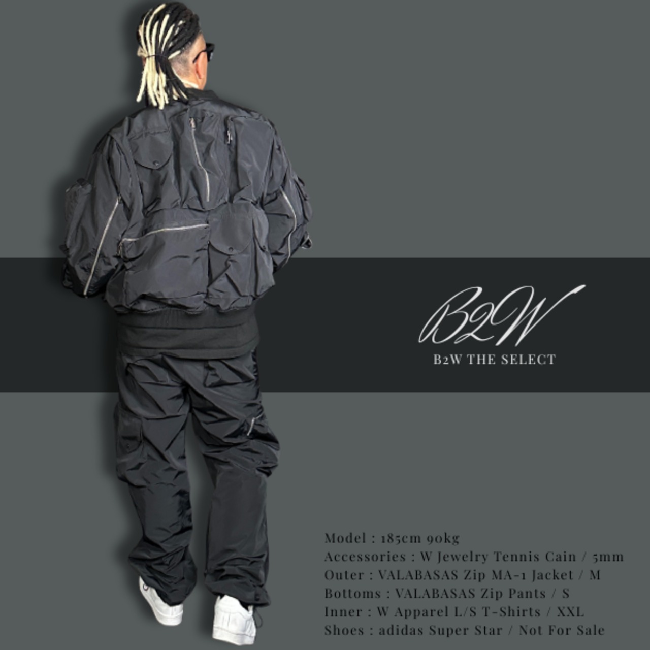 【SALE ¥25,300→¥17,710】VALABASAS "ENFORCER" BLACK PANTS - 4