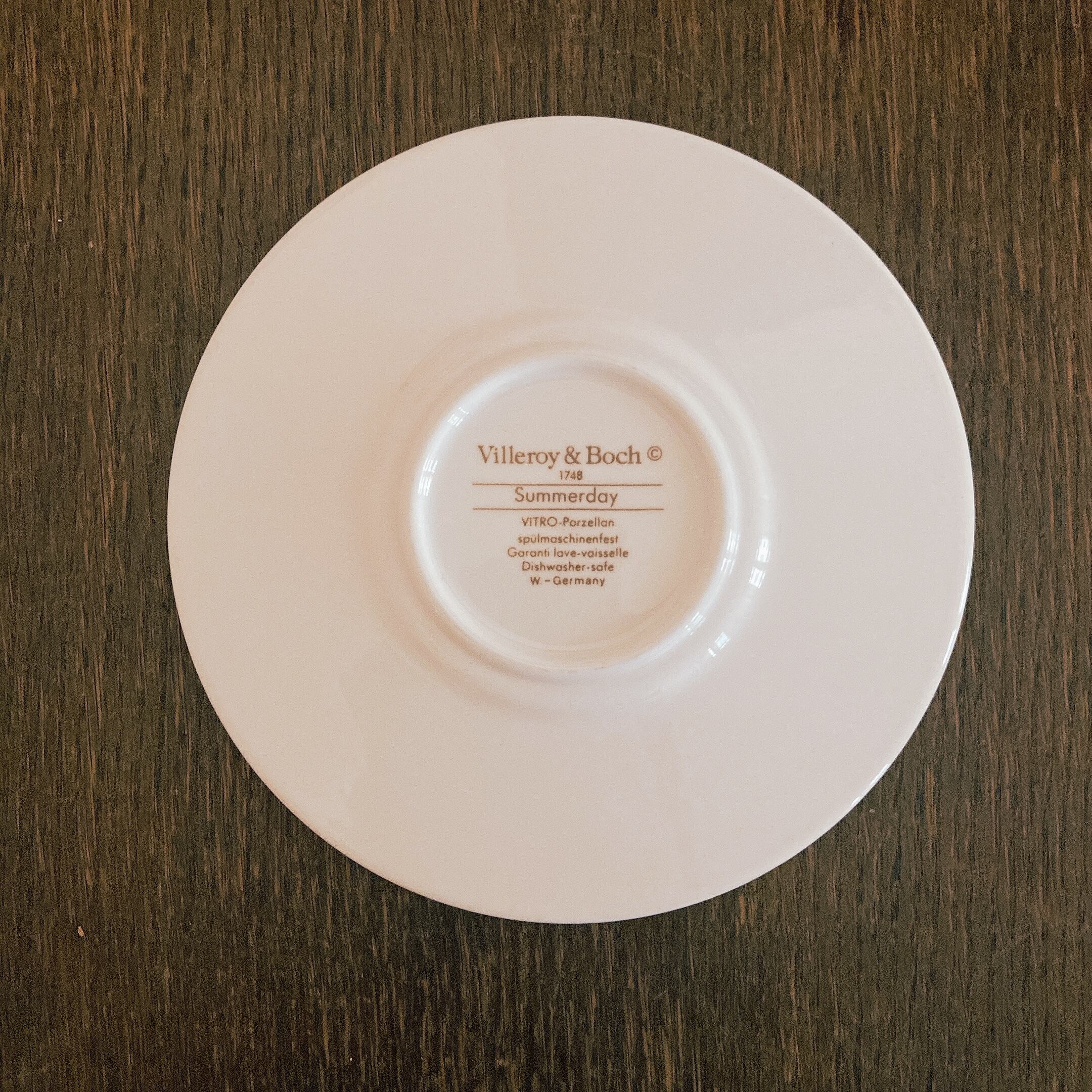 ビレロイ&ボッホ Summerday スープカップ・ソーサー 2客セット Villeroy & Boch Summerday カップ&ソーサー（2客セット） | unter