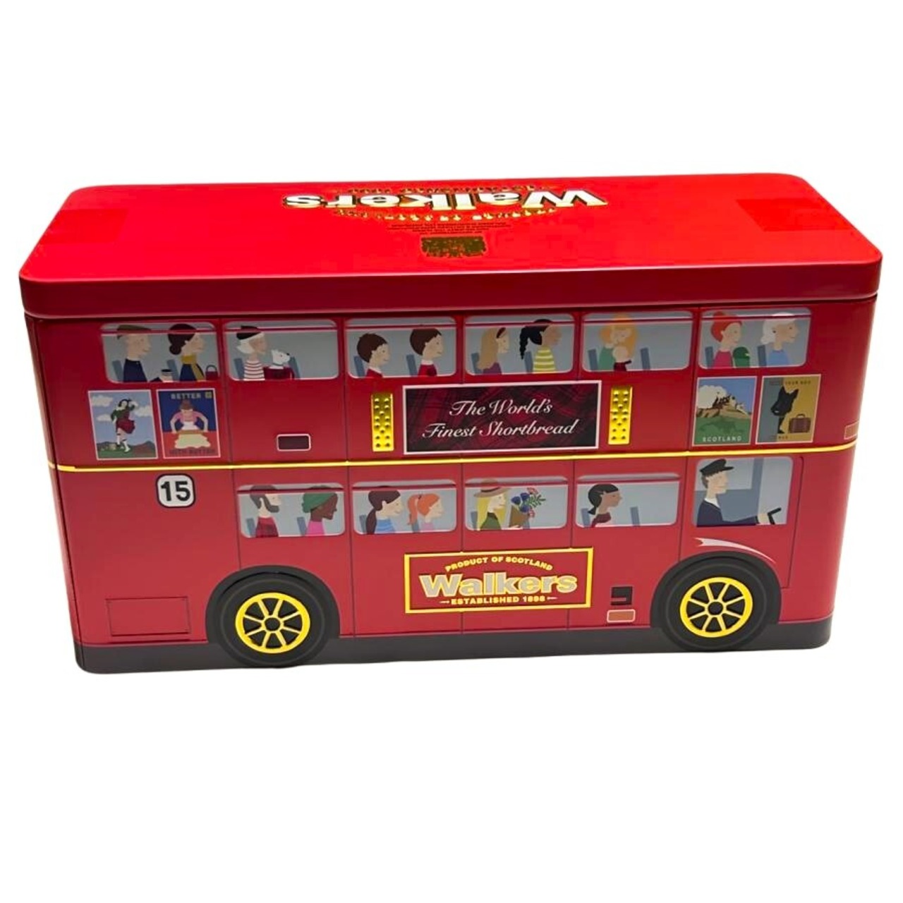 ウォーカー  ロンドンバス　数量限定品 デザイン缶 ショートブレッドフィンガー入りの画像02