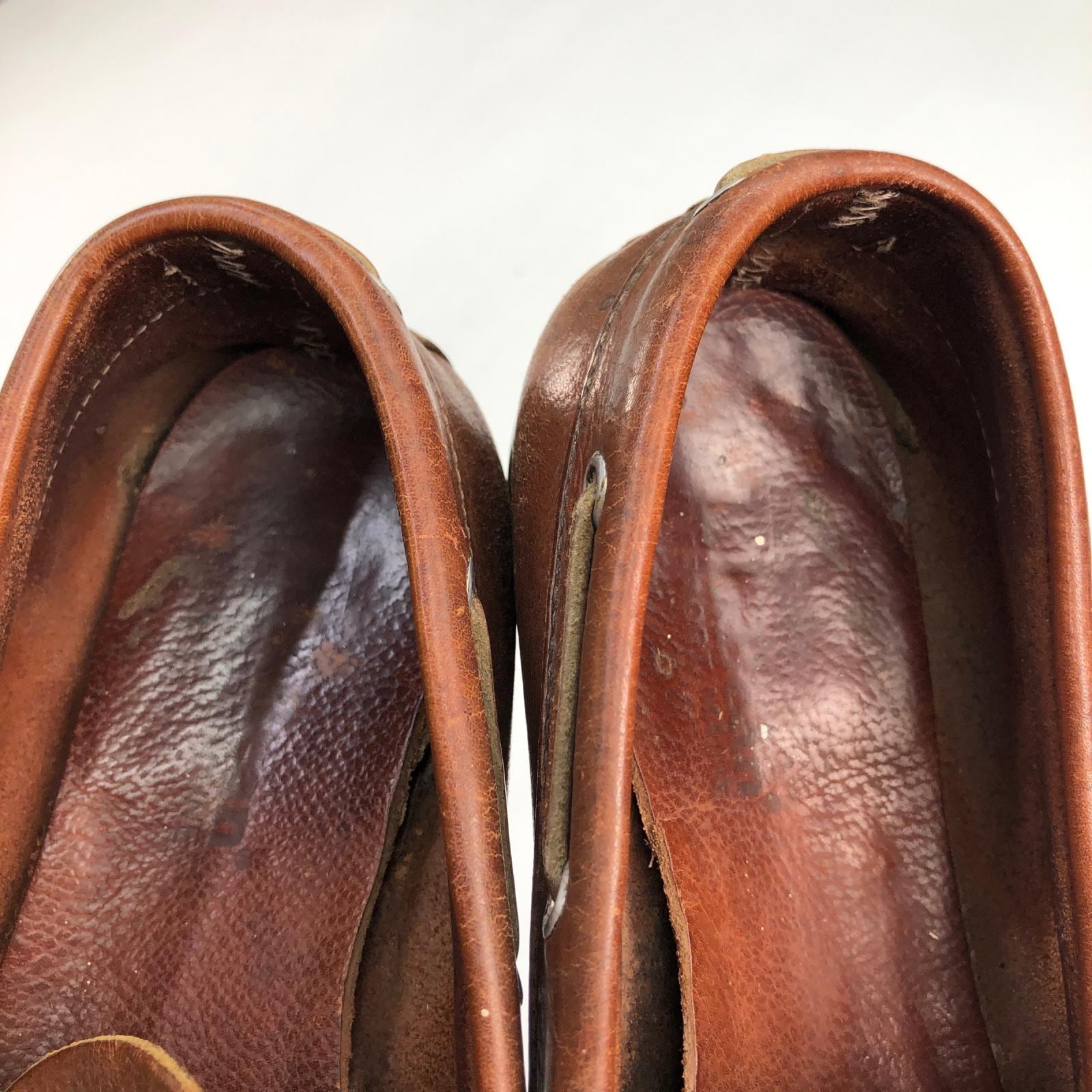 L.L.BEAN エルエルビーン 80- 90年代 あたり レザー モカシン デッキ