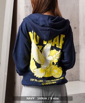 ◆NO WAR ZIP HOODIE◆lf-26601