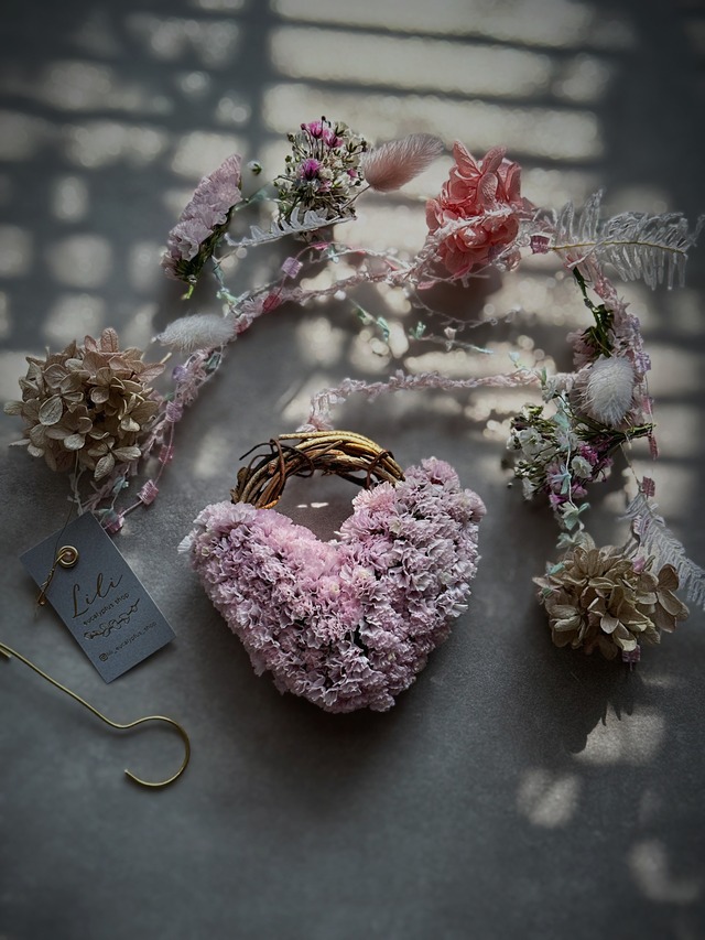 フライングminiリース(裏表お花)