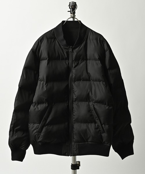 MMMM Polyester coated reversible down jacket (BLK) 23102M25