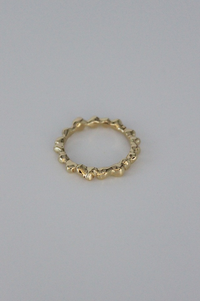 undulation ring / gold