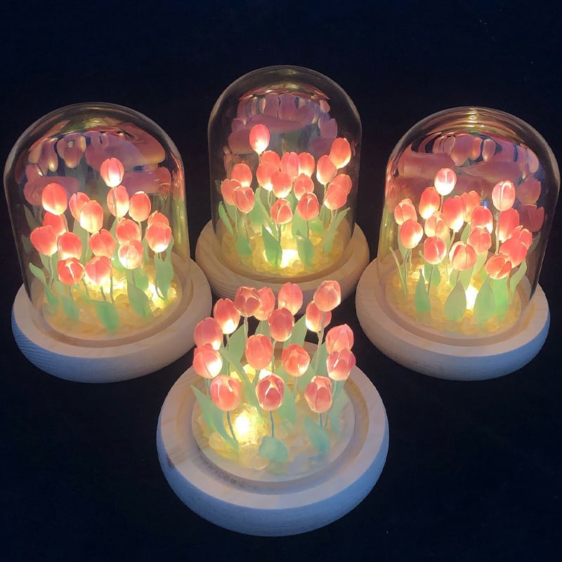 LIGHT】チューリップ柄ランプ ライト | seven nights