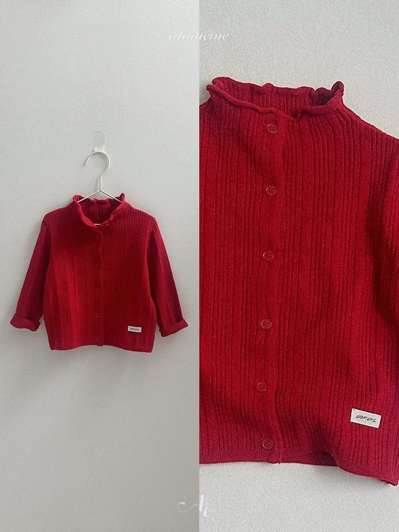 韓国子供服 / Atomeme / 26Autumn / French Knit Cardigan / 秋服 *S~XL*