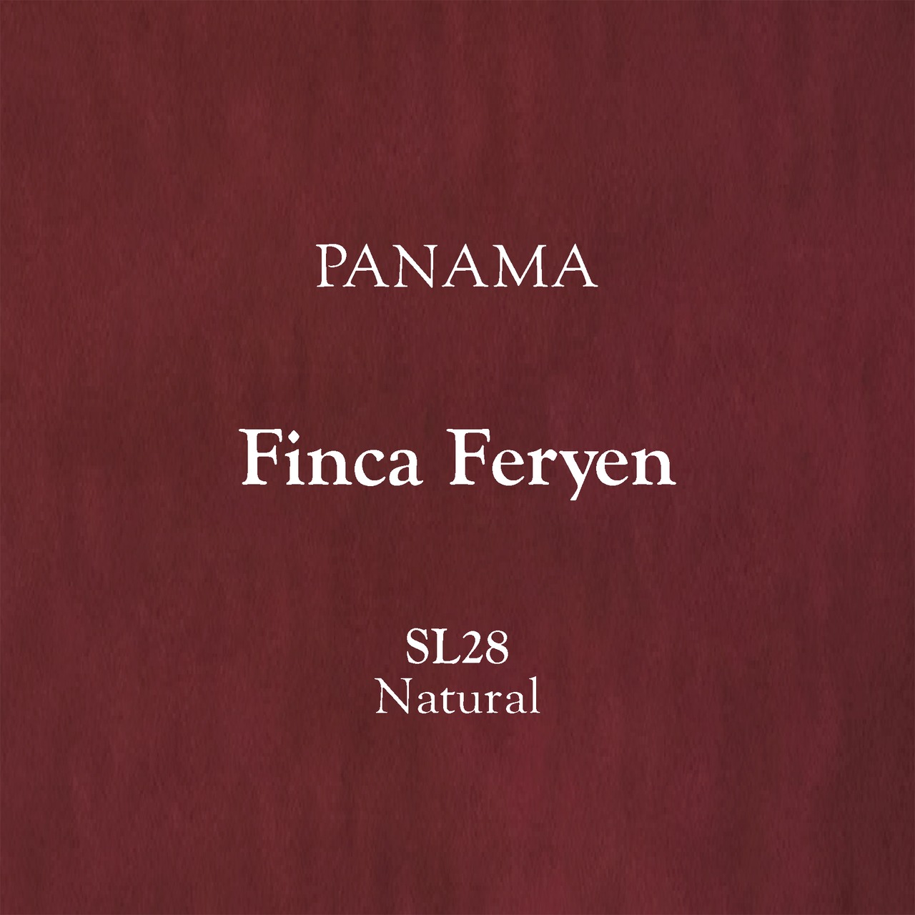 Panama, Finca Feryen, SL28 Natural. [45g]