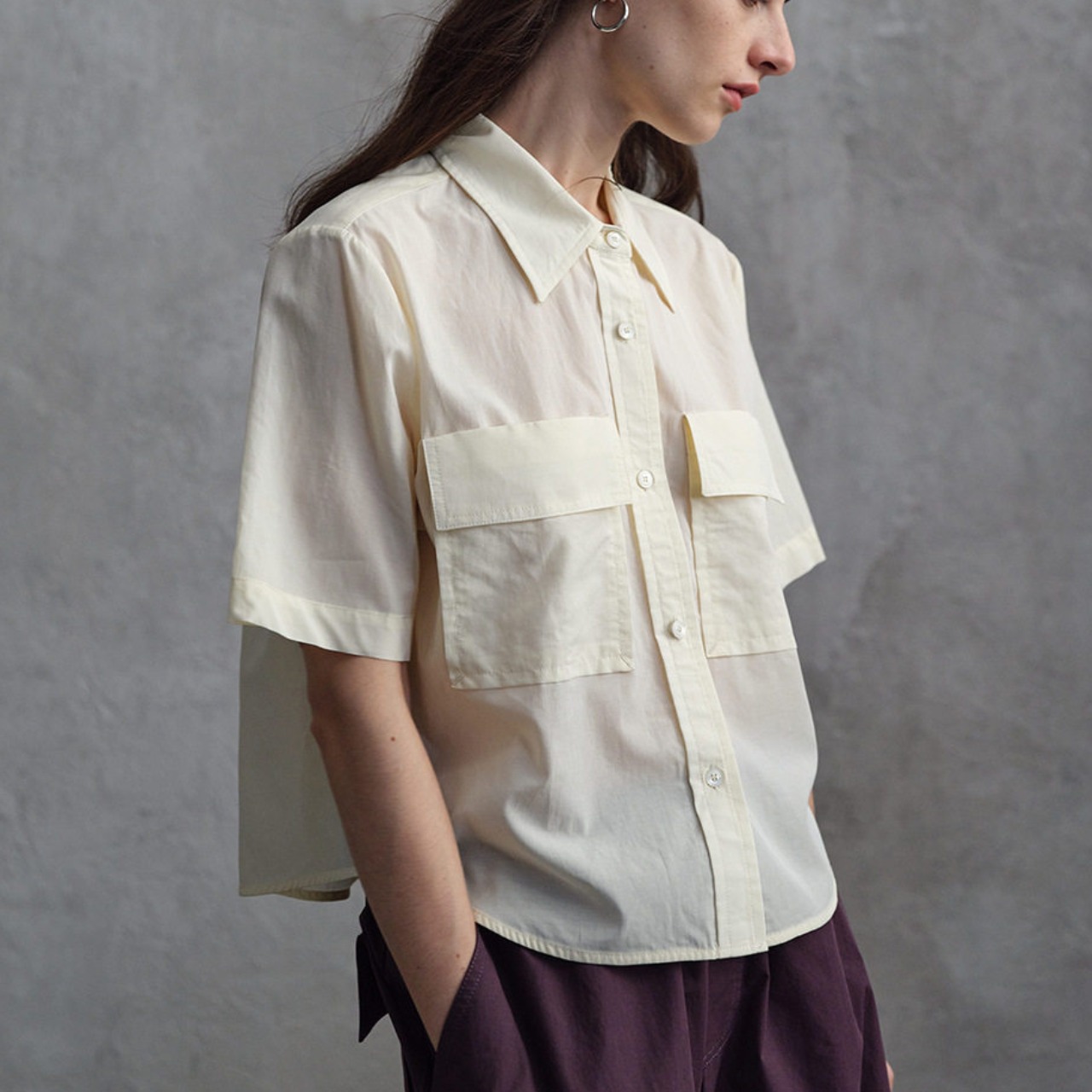 Compact Pocket Half Sleeve ShirtT4629