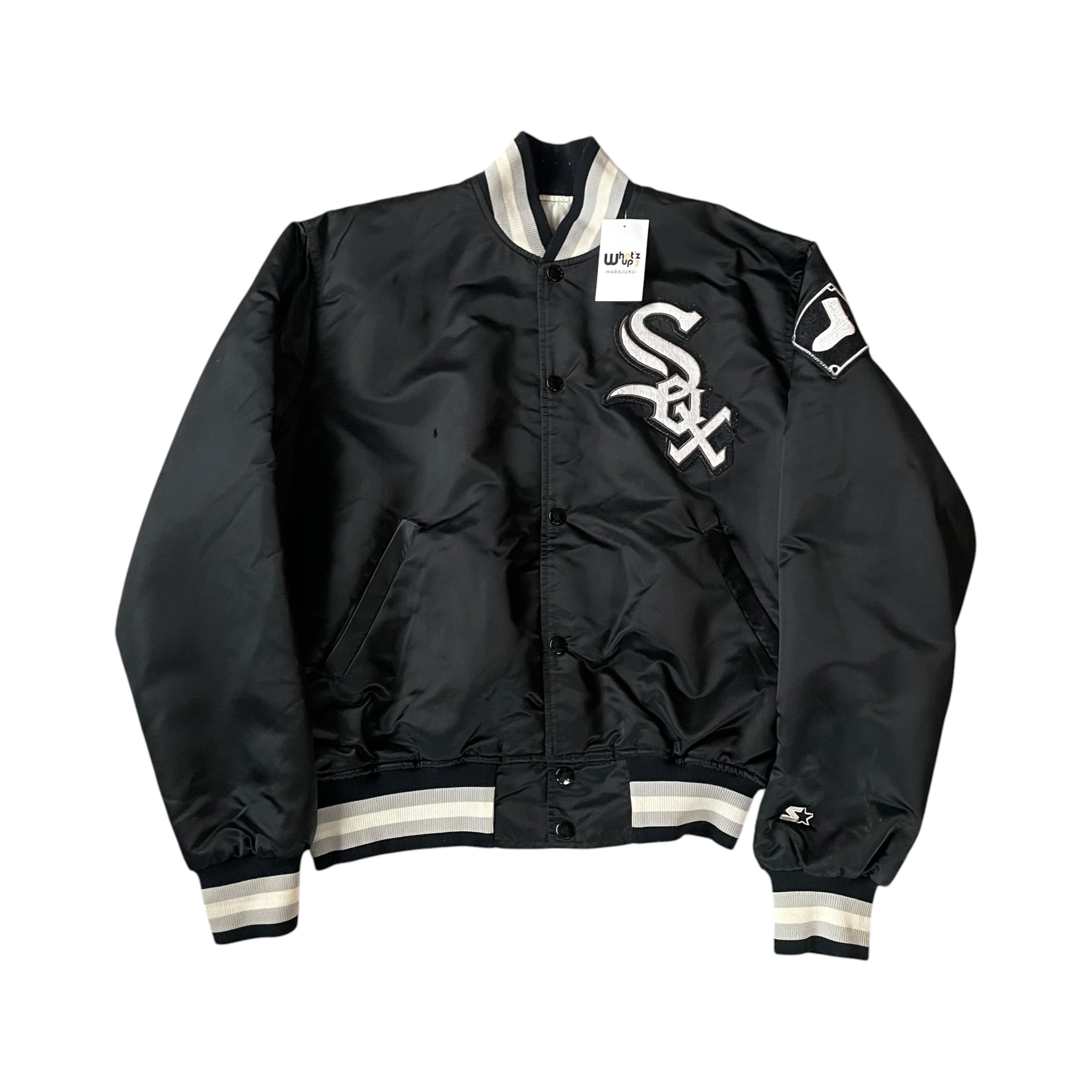 90s STARTER "Chicago White Sox"nylon stadium Jacket