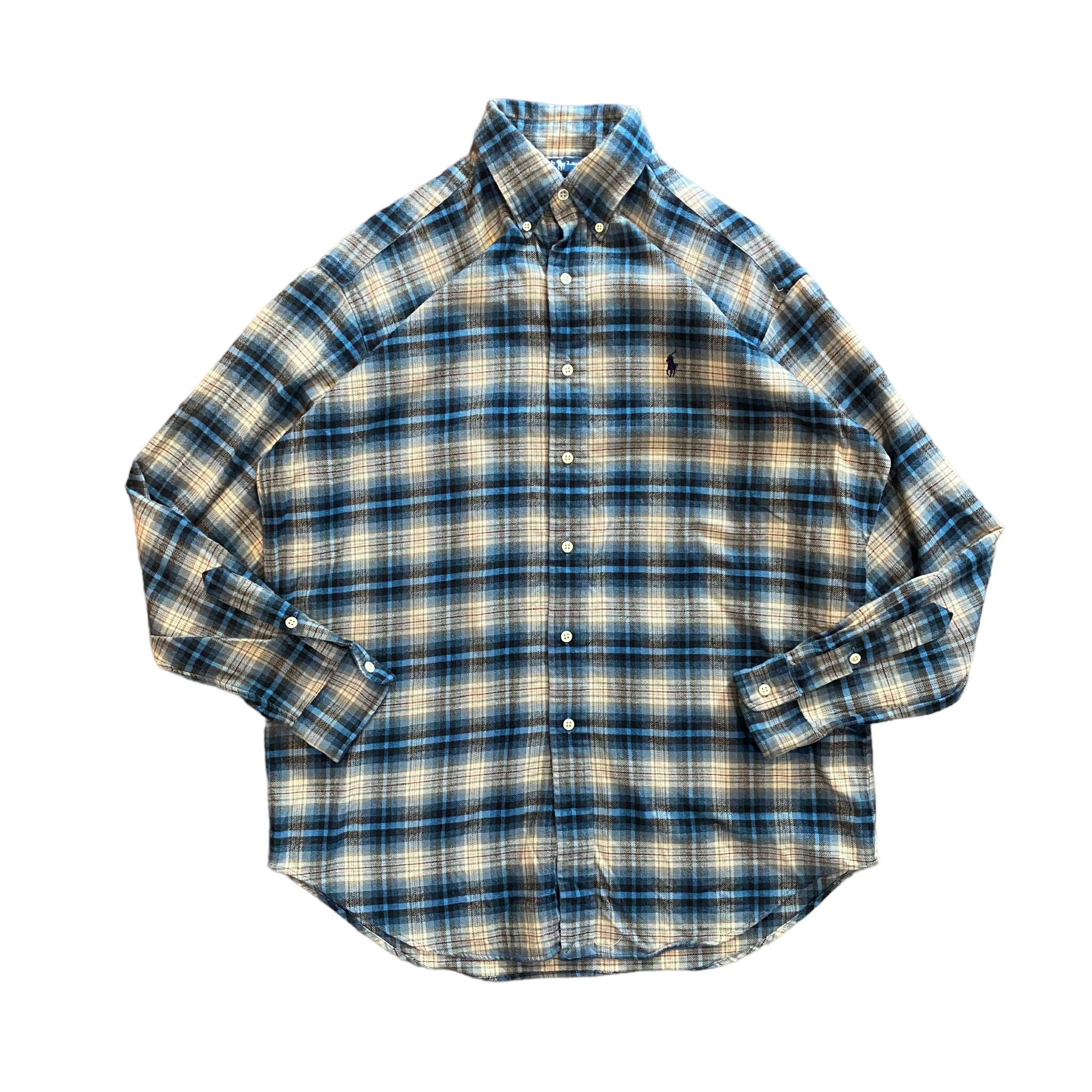 ラルフローレン 90s vintage BLAKE ネルシャツ M