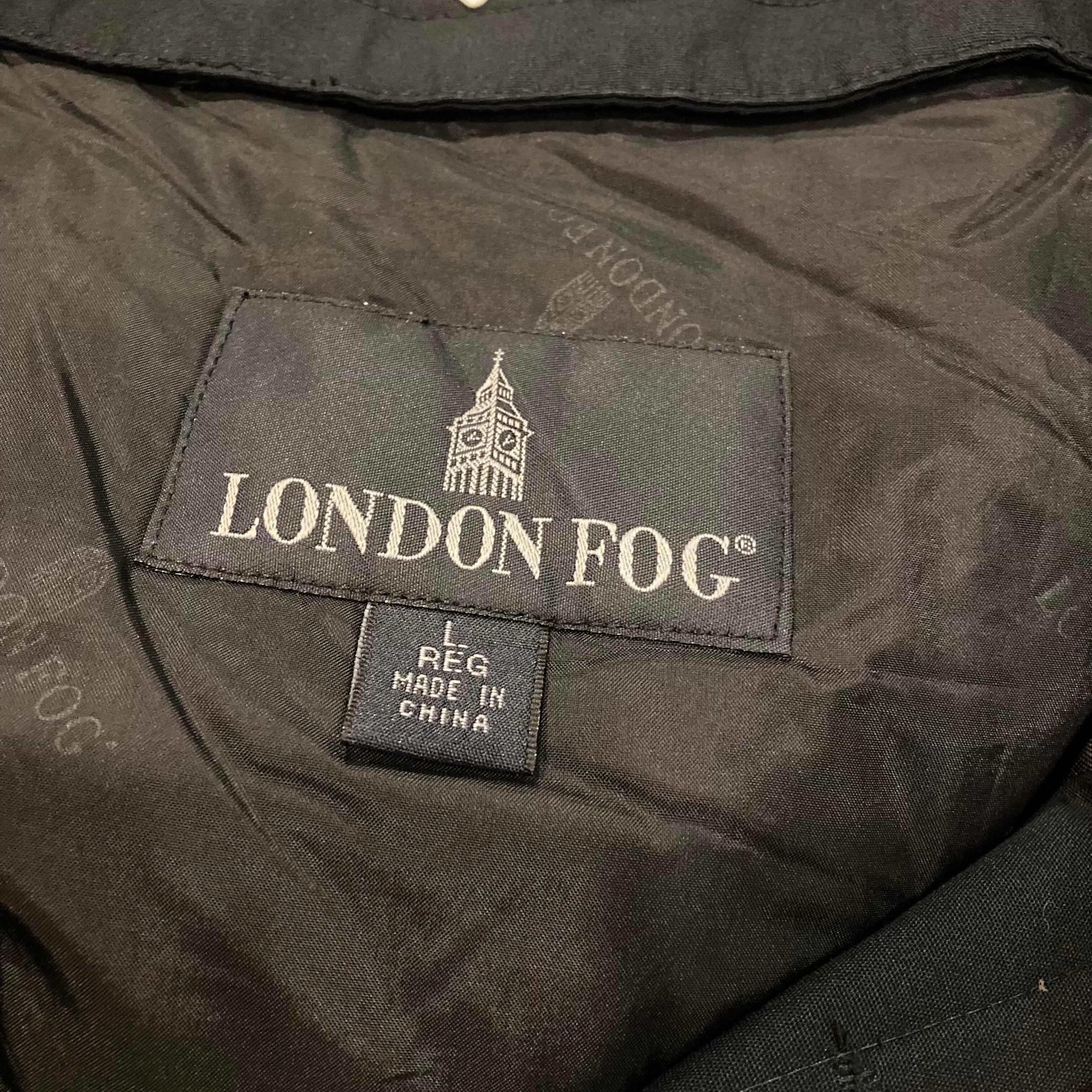 LONDON FOG ロンドンフォグ バルマカーンコート 黒 ステンカラーコート