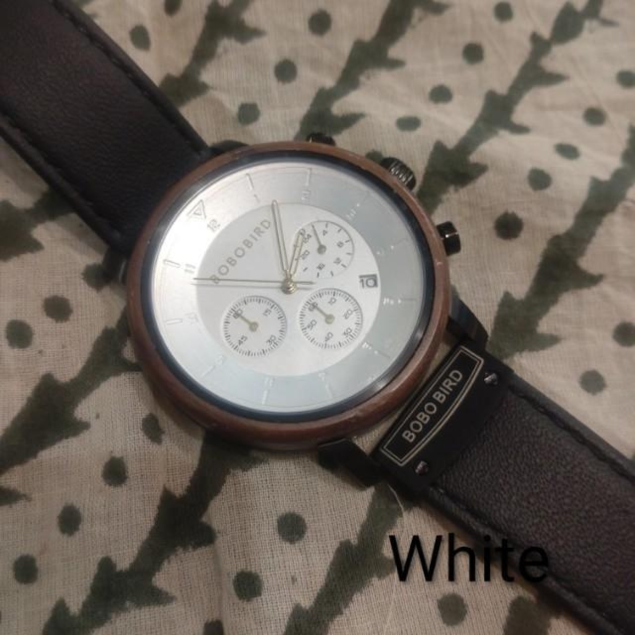 Wood Frame Quatz Watch Accessory　Men’ｓ　Fashion　Present　Gift