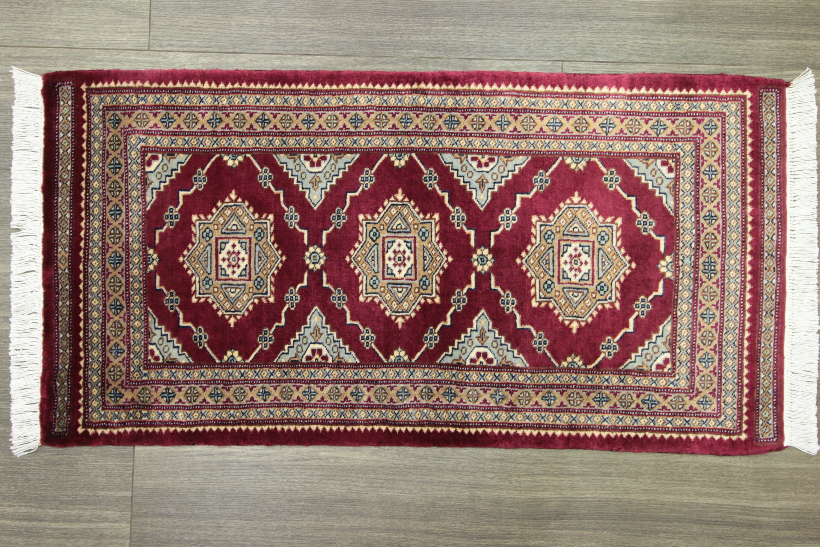パキスタン手織り絨毯 54x106cm ＃122 | Markhor Enterprise