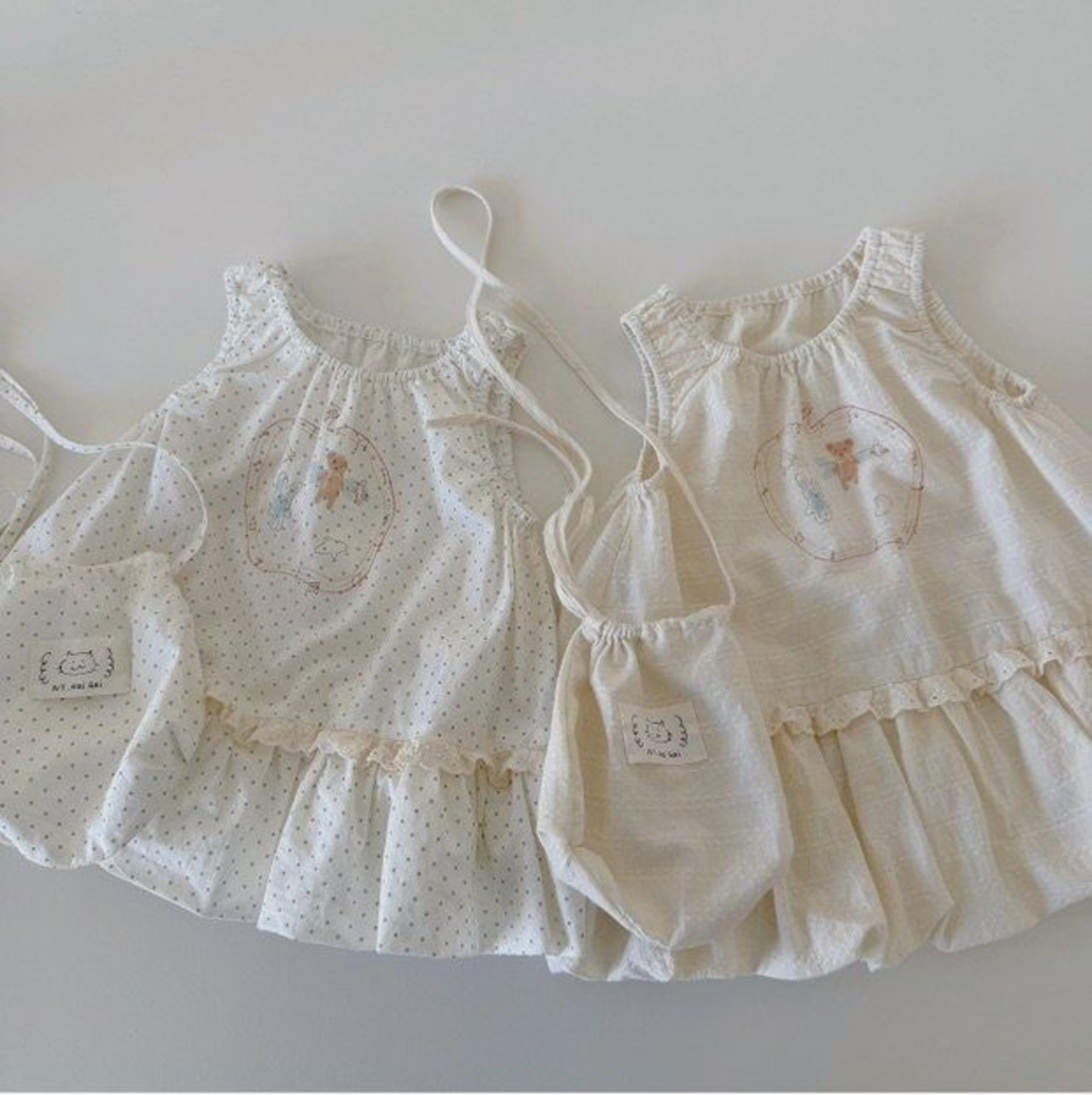 [my daughter] Soft Baby Dress Bag Set-up / [마이다럴] 소프트베이비원피스가방세트