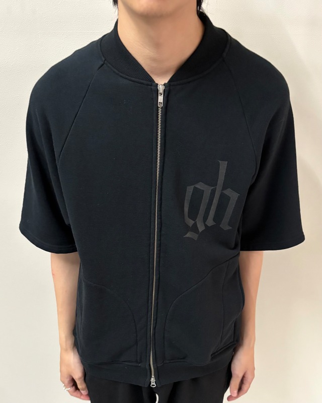 【GOMME HOMME】double zip sweat t-shirt