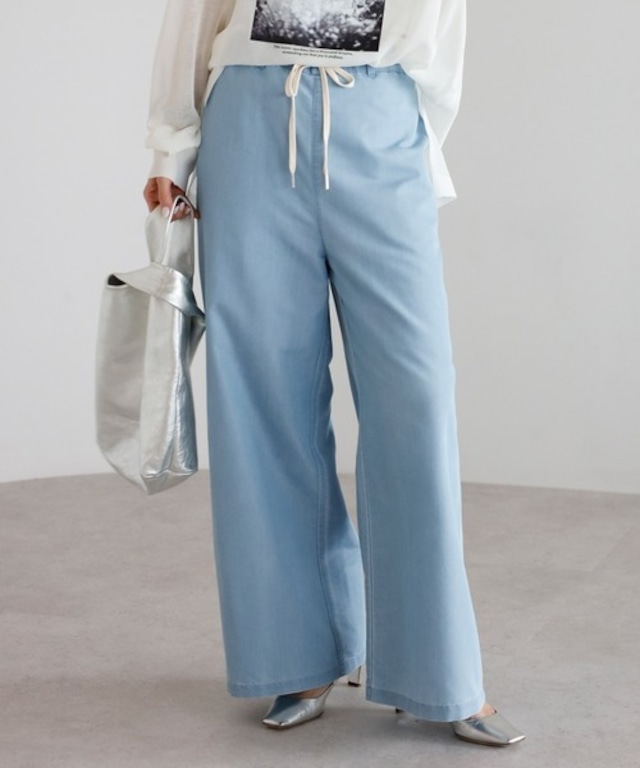 3.5ozデニムストレートパンツ