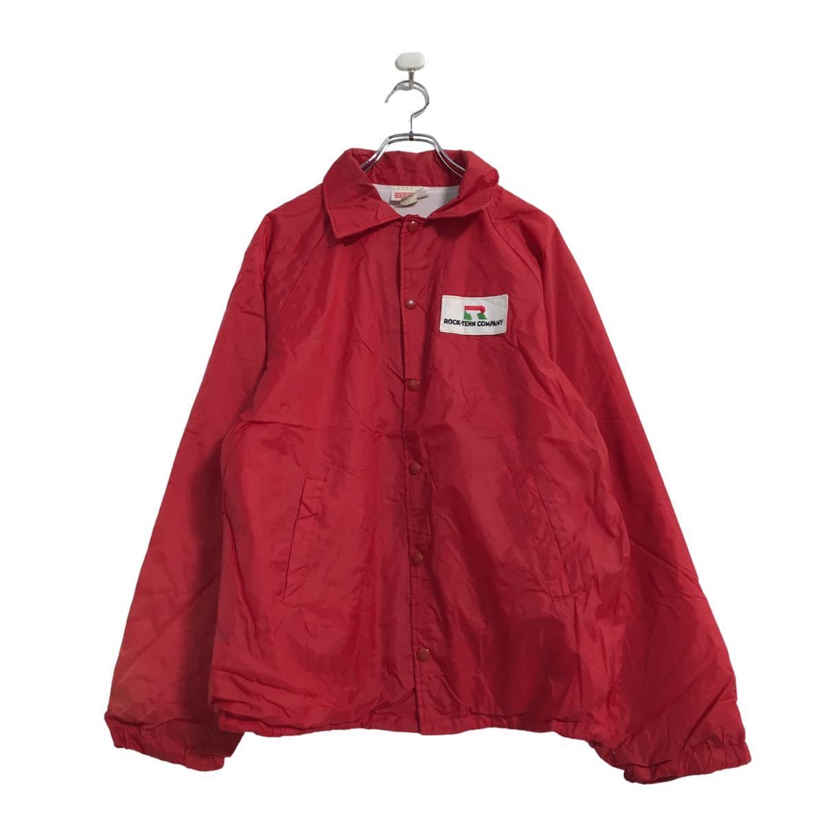 HARTWELL コーチ ジャケット M レッド USA製 ナイロンジャケット 古着