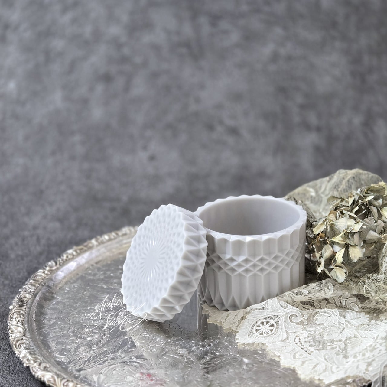 円柱 デザインボックス シリコンモールド | シリコンモールド・クレイ