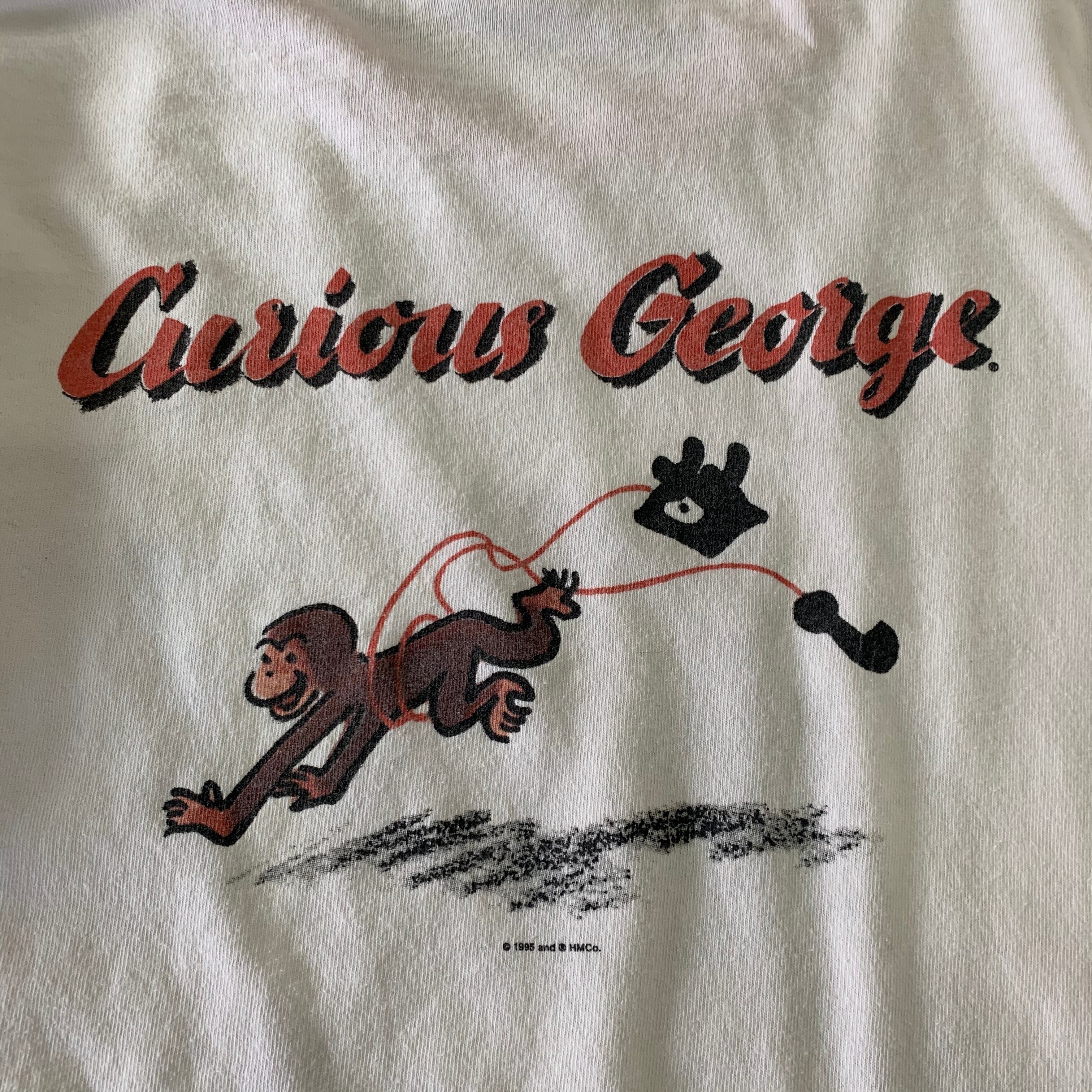 90s Curious George linger T-shirt | What