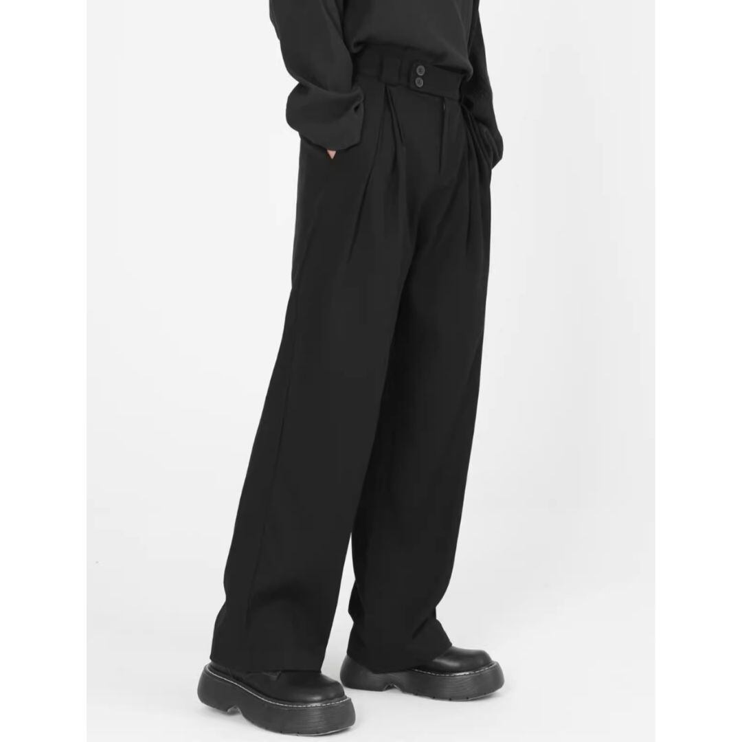 Straight leg wide leg pants
