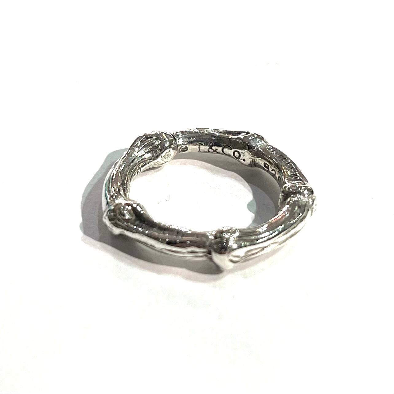 TIFFANY&CO.】1965 TIFFANY &CO バンブーリング 15-16号／シルバー925