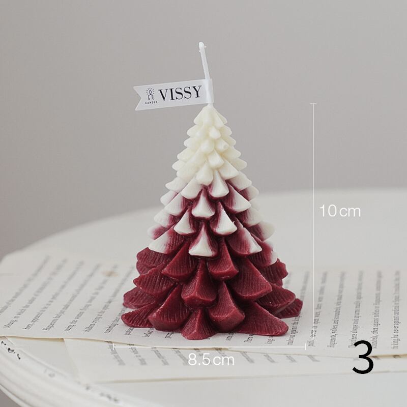 CANDLE 】クリスマスツリーOR雪花形キャンドル | seven nights