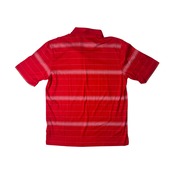 NIKE ナイキ Tiger Woods Collection ボーダー 半袖ポロシャツ XL/レッド/ゴルフ