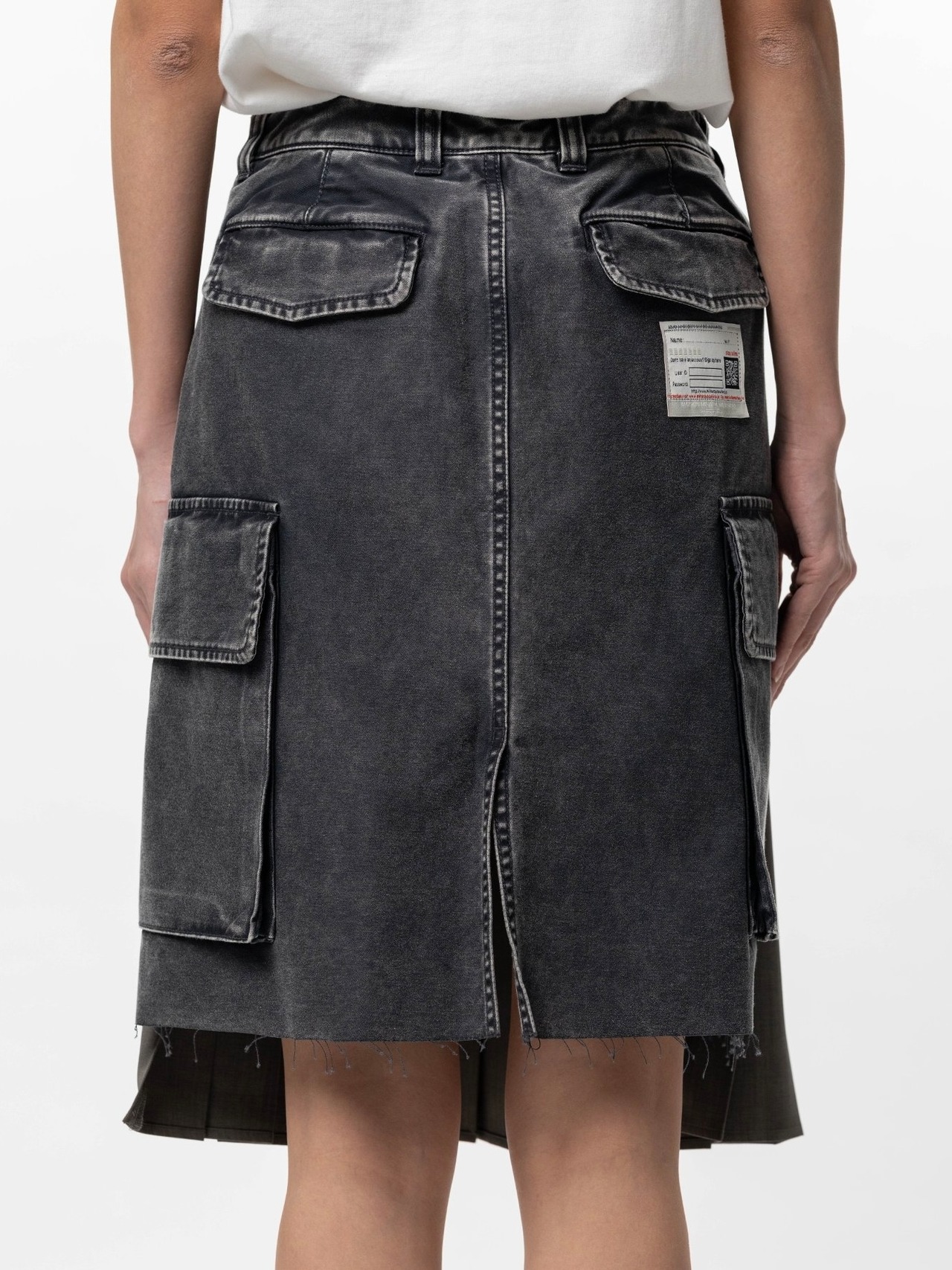 【26SS】Maison MIHARA YASUHIRO ミハラヤスヒロ / Front Back Combined Pleats Skirt / プリーツスカート - 5