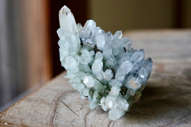 クォーツ/クローライト/スファレライト/チャルコパイライト  Quartz/Chlorite/Sphalerite/Chalcopyrite