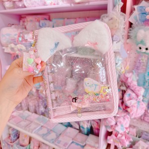 【K2】81-15ねこ耳A7シール帳（６穴）