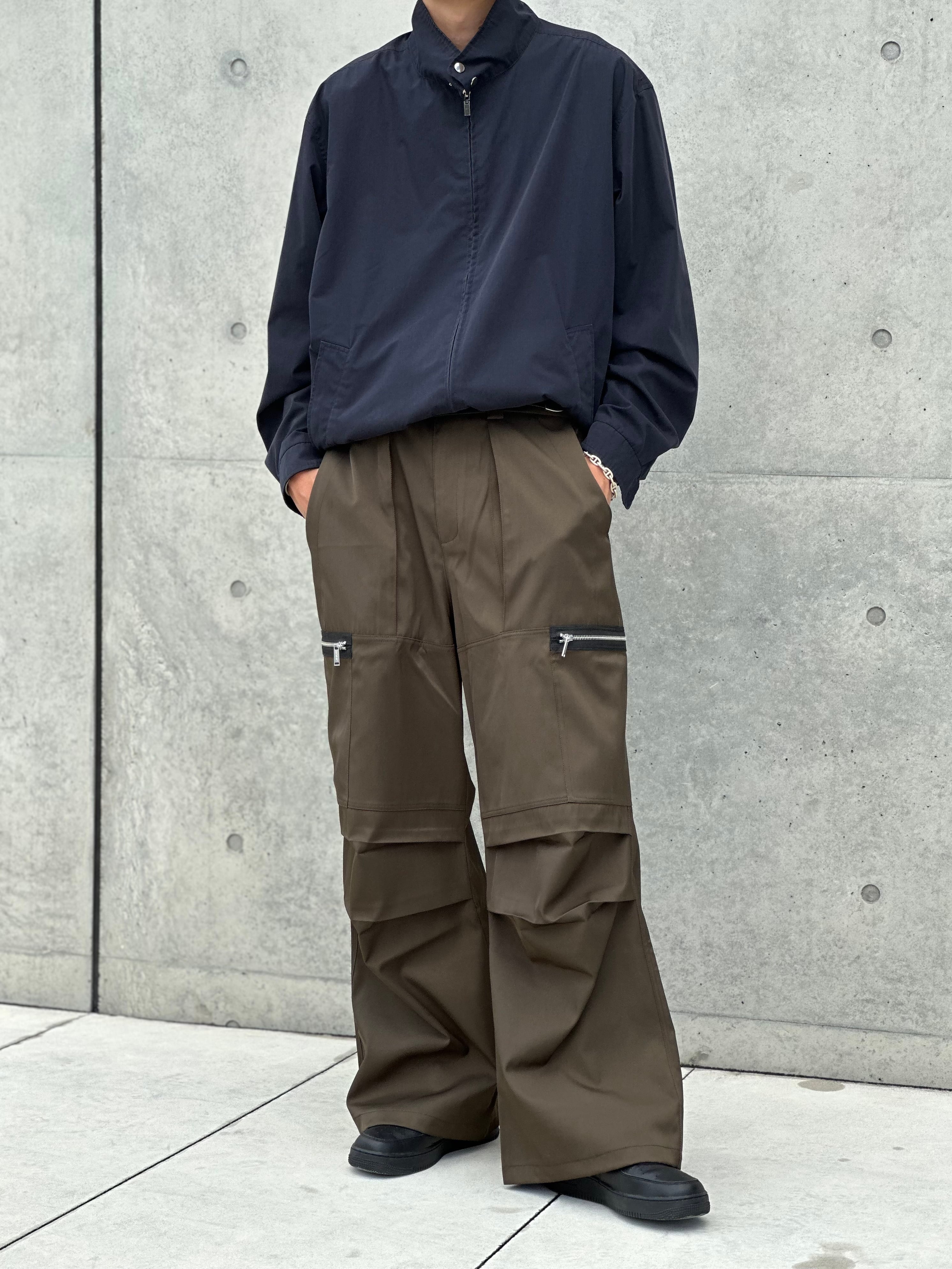 オリーブ色カーゴパンツ ルーズフィット Loose Fit Cargo Pants | 【ボトムス専門店】MODE SPACE