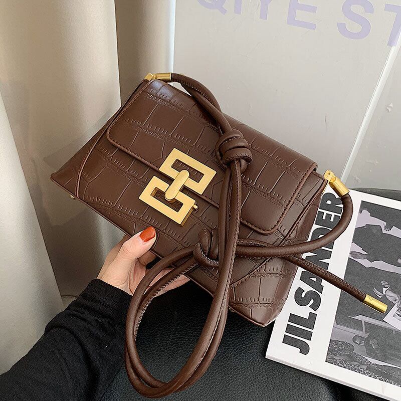 レトロレディーススモールバッグ2020新バージョンのワイルドストーン柄ワンショルダーメッセンジャーバッグ秋冬ファッションスモールスクエアバッグ Tiancai_Wing_Bag48860857295