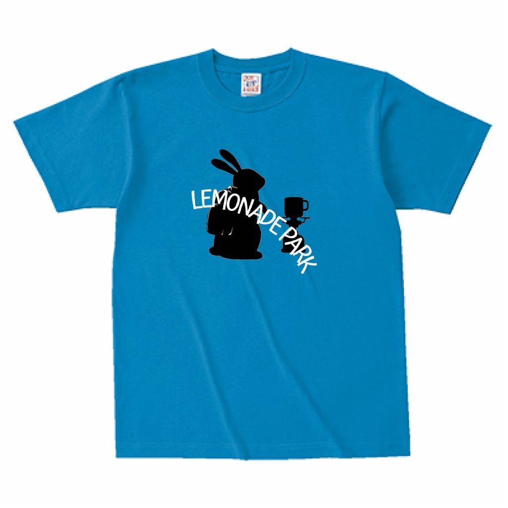 【VALENTINO】新品90sマルチカラーロゴ刺繍Tシャツ　ターコイズブルー VALENTINO】新品90sマルチカラーロゴ刺繍Tシャツ ターコイズブルー