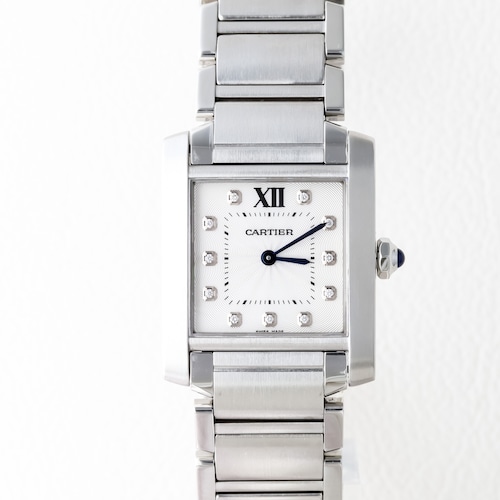 カルティエ タンクフランセーズ MM ダイヤルダイヤモンド