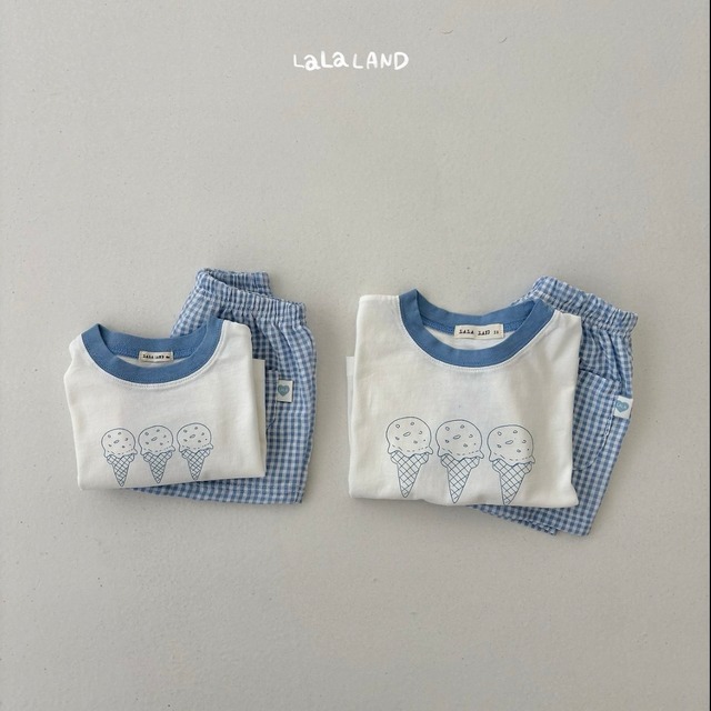 【予約/送料無料】LALALAND/Jijimi check shorts
