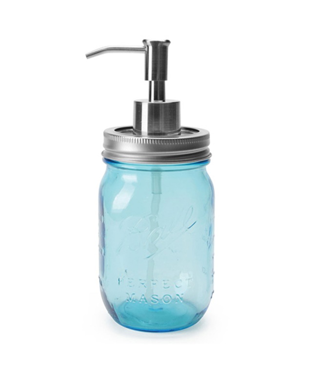 Ball mason Jar Soap Dispenser “ブルー”