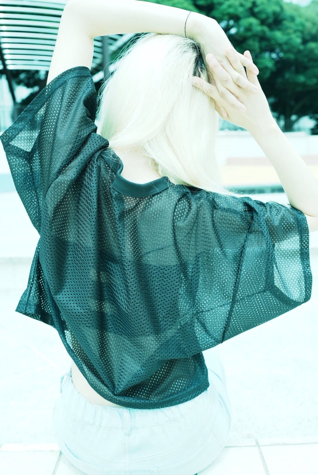 MOON TREE PLANET [MESH SHORT PULLOVER]