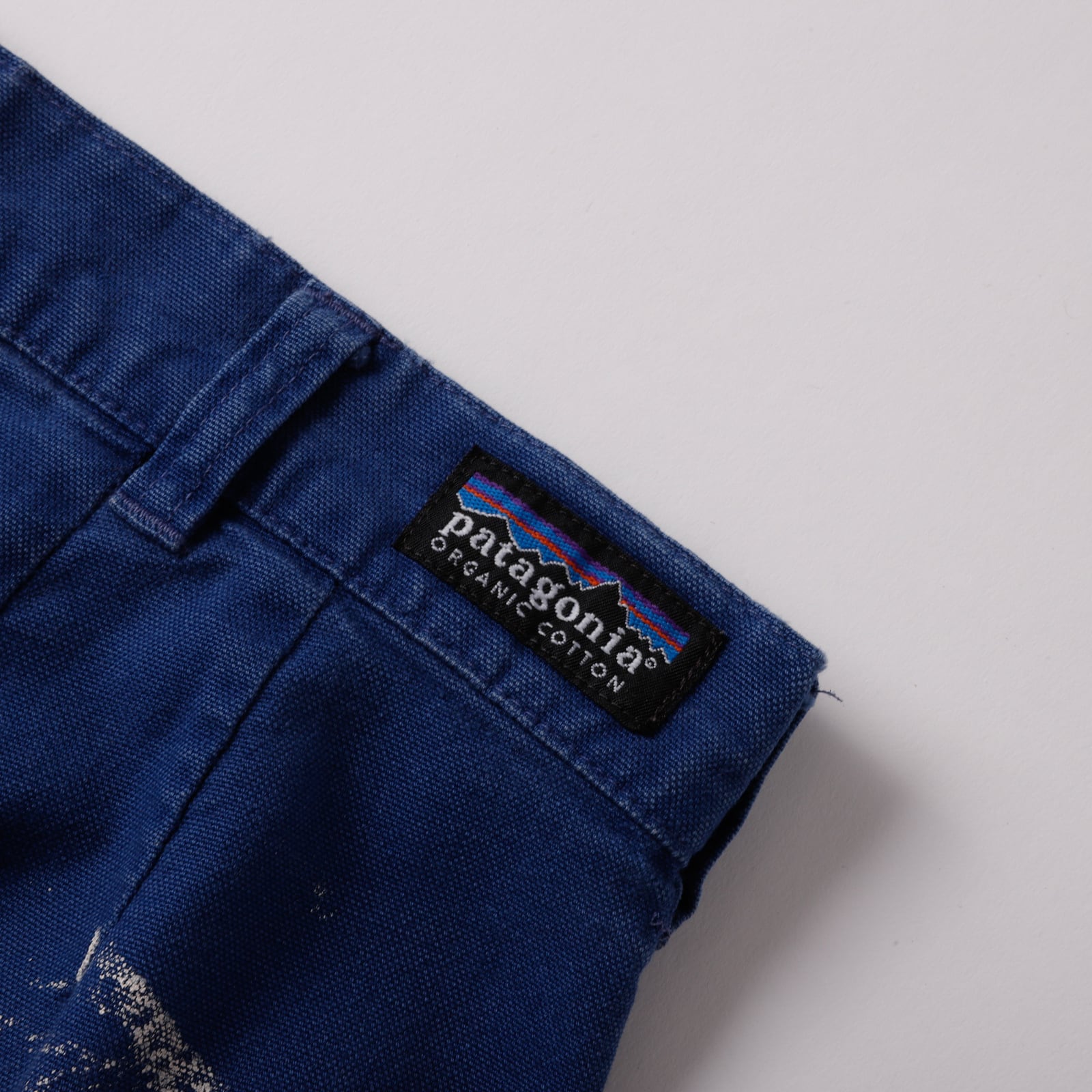 逸品】90s Patagonia vintage shorts ORGANIC COTTON Blue W34 ／90