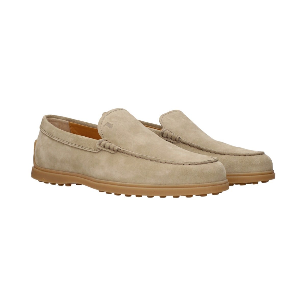 TOD'S トッズ メンズ ローファー スエード ベージュ