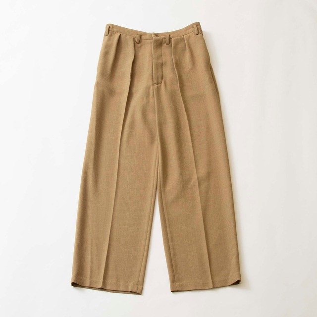 【MOY STORE ORIGINAL】TWO-TUCK TROUSERS