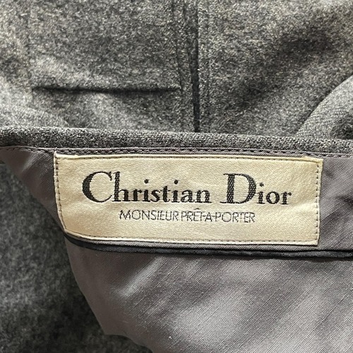 80s Dior Monsieur レーヨン混ウールスラックス 【W30】 詳細写真3