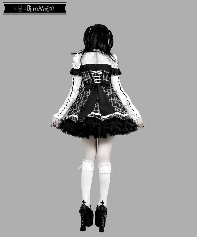 お嬢様の従愛ワンピース【チェック&White】