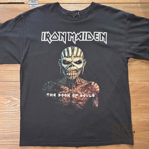 2000's  IRON MAIDEN "THE BOOK OF SOULS"  PRINT T-SHIRT   /  2000年代  アイアン・メイデン ”魂の書～ ザ・ブック・オブ・ソウルズ～”  プリントT