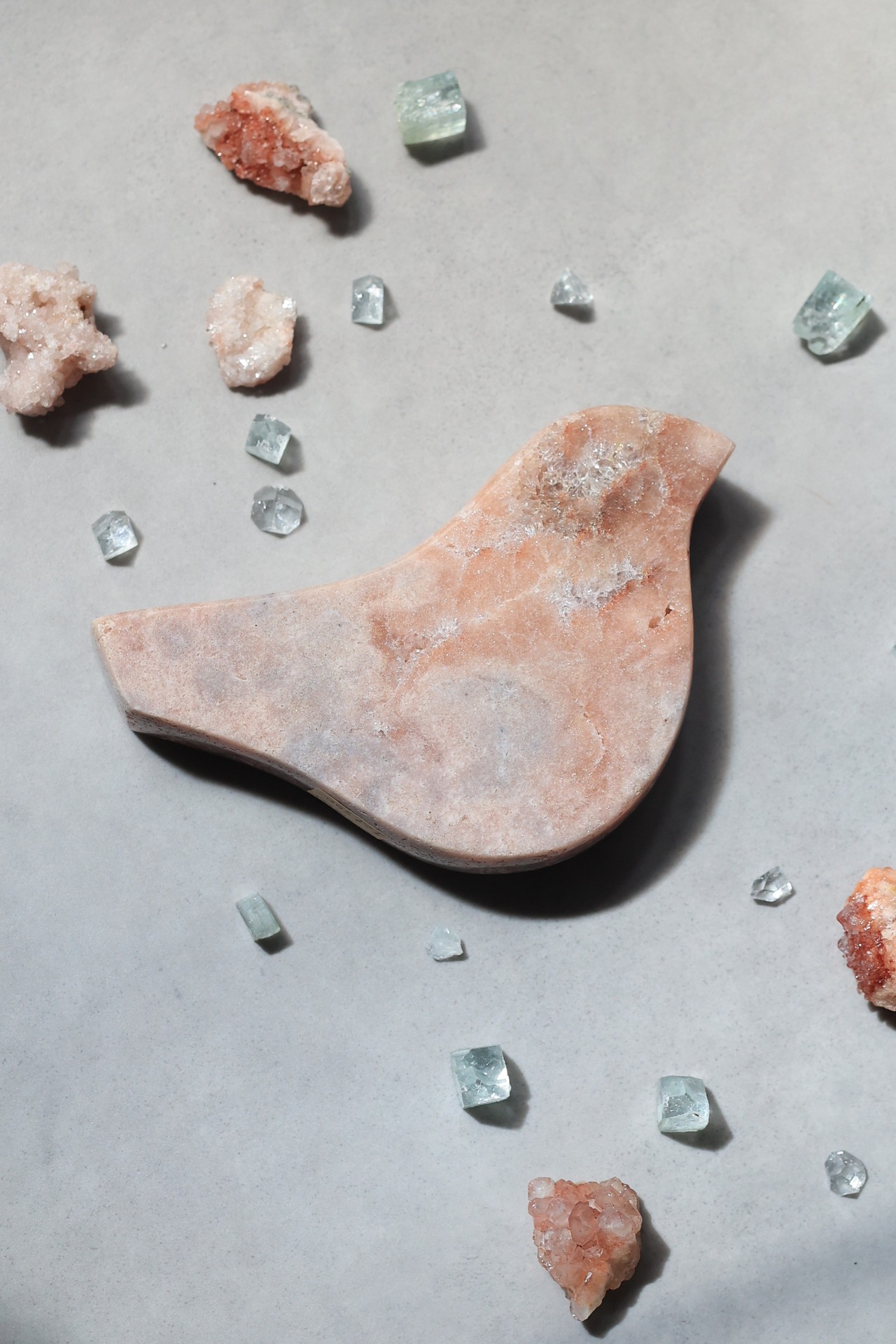 ピンクアメジスト 鳥モチーフ Pink Amethyst Bird ◇ 天然石・鉱物・パワーストーン | in00007