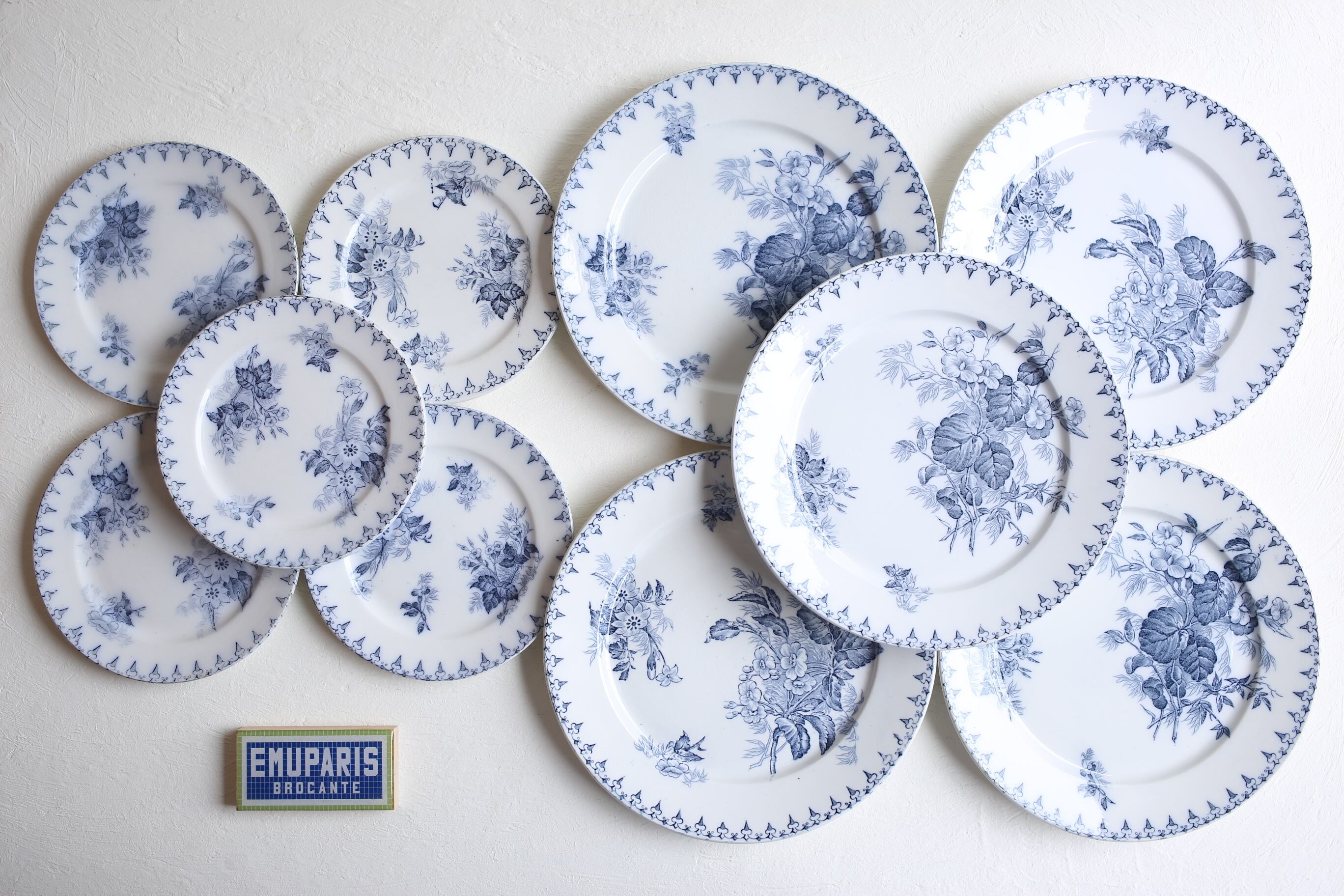 フランス アンティーク U＆C SARREGUEMINES サルグミンヌ 『FLORE