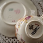 美品 英国Hammersley ハマースレイ ドレスデンスプレイ 手描きフラワー カップ&ソーサー thumbnail 12
