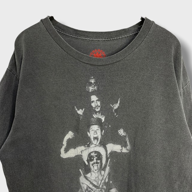 レッドホットチリペッパーズ レッチリ バンドTシャツ ツアーT グレー M